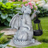VIOYOUNS Solar Garden Decor Dragon Statues with Solar Lantern,Dragon Figurine Lights Outdoor Decorations for Yard Lawn
