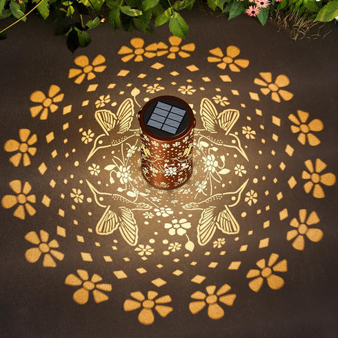 Hummingbird 1 Pack Solar Lanterns Outdoor Waterproof: Mothers Day Gifts for Women Mom Grandma - Decorative Hanging