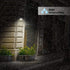 KBP Solar Fence Lights, Waterproof Outdoor Decorative Garden Lights for Patio, Yard, Stairway, White