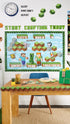 Eureka Minecraft Building A Great Year Classroom Bulletin Board Set, 33 Pieces for Teachers