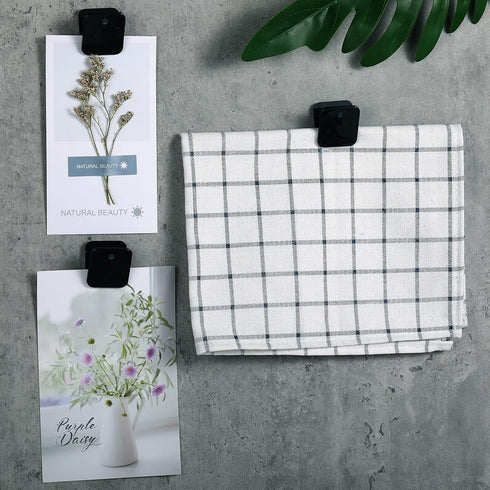 Self Adhesive Clips, Wall Clips, Shower Curtain Clips, Double-Sided Adhesive Spring Clips for Teachers, Poster Home