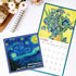 Wall Calendar 2025-2026, 18-Month Monthly Calendar from Jul. 2025 - Dec. 2026, 12" x 24" (Art Paintings)