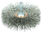 Weiler 17617 3" Narrow Face Crimped Wire Wheel, .014" Steel Fill, 1/4" Stem, Stem-Mounted, Made in the USA