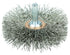 Weiler 17617 3" Narrow Face Crimped Wire Wheel, .014" Steel Fill, 1/4" Stem, Stem-Mounted, Made in the USA