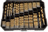 230 Pieces Titanium Twist Drill Bit Set, 135° Tip High Speed Steel, Ideal for Wood, Cast Iron, and Plastic
