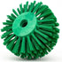 SPARTA Industrial Tank Brush Head, Drain Brush with 3/4" Thread Hole, 5 x 3.9 Inches, Green, Pack of 2