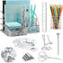 Silver Desk Organizers and Accessories Set, Stapler, Pen Holder, Phone Holder, and Office Supplies