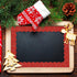 Whaline 98.4Ft Christmas Glitter Bulletin Board Borders - 3 Rolls Red Green Gold Die-Cut Trim for School Office