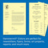 Hammermill 20 lb 11 17-1 (500 102152R Colored Paper, Canary Printer Paper, x Ream Sheets) - Made in the USA, Pastel