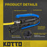 RG6, RG59, RG11 20 KOTTO Coax Cable Crimper Kit - Adjustable Compression Tool for - Includes Coaxial Cable Stripper