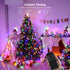 66FT 200 Brizled Smart Christmas Tree Lights, LED Color Changing Bubble Candle String Lights App & Voice Control, Warm