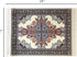 Beautiful Oriental Rug Style Mousepad, Beige Miniature Carpet Computer Mouse Pad, Rectangular Non-Slip Office