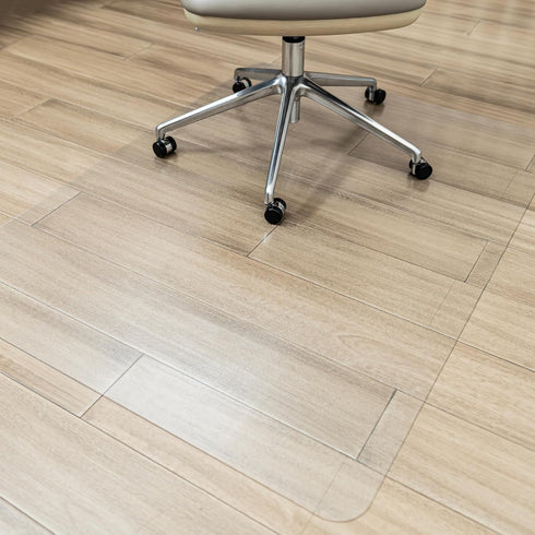 Lociciwayo Office Chair Mat for Hardwood Floor, Plastic Floor Mat with Non-Slip Texture,