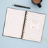 Blue Sky Professional Hardcover Executive Notebook, 160 Ruled Pages, Twin-Wire Binding, Hardcover, 5.75” x 8.5", Gray
