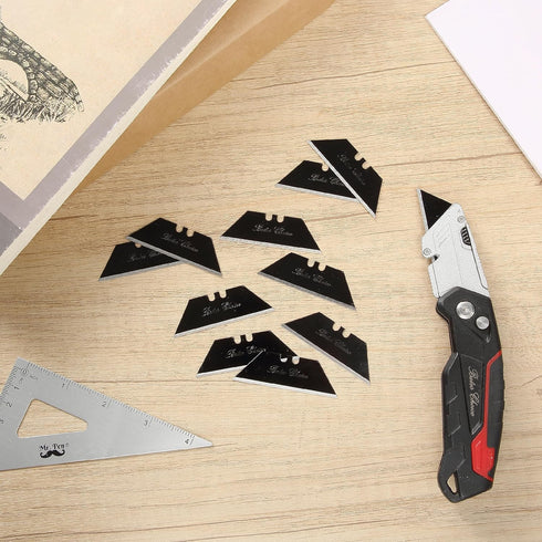 Bates Utility Knife Blades, 40 Pack, Replacement Razor Blades for Box Cutters, Utility Knife Blades Refills