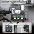 EHO Clamp On Desk Pegboard, Short Privacy Divider, Office Partition Panel, No Drill Desk Mounted Organization Board,