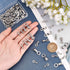 NBEADS 70 Pcs Ball Chain Pull Loop Connectors - Fit for 2.4mm/3mm/4.5mm/6mm Stainless Steel