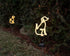 Solar LED Neon Dog Stake Light - Warm White - Outdoor Garden D cor, Yard Ornaments, Landscape Light, Gift for Dog Lovers