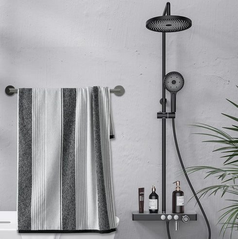 Adjustable 304 Stainless Steel Towel Bar, Wall Mounted Towel Holder for Bathroom Accessories