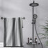 Adjustable 304 Stainless Steel Towel Bar, Wall Mounted Towel Holder for Bathroom Accessories