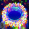 Ollny Christmas Lights 200LED 60FT Indoor, Multicolor Connectable Plug in String Light