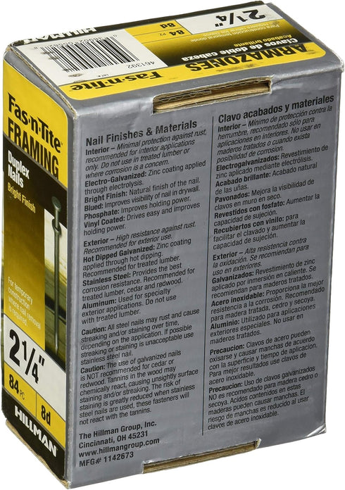 HILLMAN FASTENERS 461392 2.25" 8D Dpl x Nail