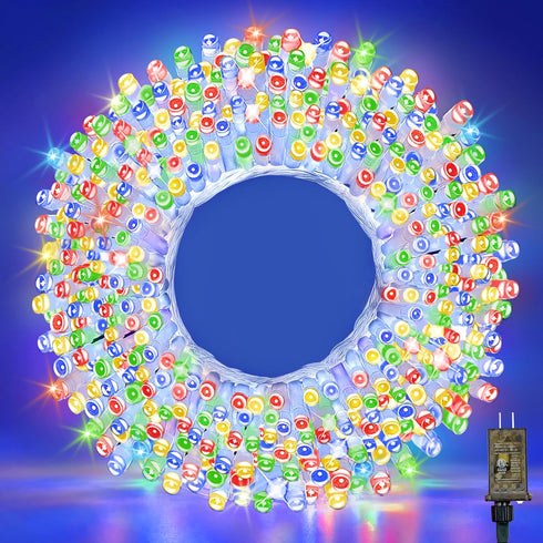 210 LED 4-Color Outdoor Easter String Lights, Seasonal Fairy Lights with 8