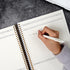Meeting Notebook for Work, 210 Pages Meeting Planner Organizer, A4 Blue Notebook for Office Agenda