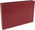 Better Office Products 7 Ring Executive Check Binder with Zipper Pouch, Burgundy Textured Cover, for 9 x 13" 3 Per Page