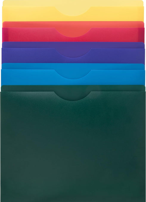 Business Source File Jacket - Assorted - Pack of 10