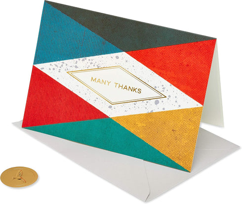 Papyrus Many Thanks Blank Thank You Card - Elegant Design