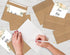 Better Office Products A7 Kraft Invitation Envelopes, 100 Pack for 5 x 7 inch Cards, Strong Bond Paper