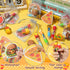 CY2SIDE 12 Pack Set 4-in-1 Fast Food Stationery Gift - Back to School Gift Include Ballpoint Pen Sticky Note Sticker