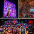 33Ft 100 8Modes Battery String Lights Outdoor LED Fairy Lights for Indoor Outdoor Waterproof with Remote Timer Battery