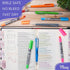 BLIEVE Bible Study Kit, 10 Pack Gel Highlighters and Fine Tip Pens, No Bleed Through for Planner Supplies