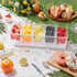 5x 20 oz Lifewit Ice Chilled Condiment Caddy with Containers, Condiment Server with Lid & Metal Accessories, Serving