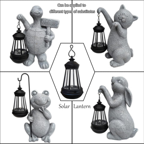 VIOYOUNS 2Pack Replacement(5.5x3) Mini Solar Lantern Lights Replacement - Garden Decor Outdoor Lighting Decorative