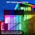 NovaFloat 148FT 54LEDs IP67 RGB Permanent Outdoor Lights, Control, Waterproof Under Eave Lighting with Remote, DIY