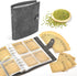 Seed Storage Organizer, 280 Pockets Binder with 100pcs Sealing Seed Envelopes, Black Garden Seed Organizer