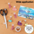 Outus 100 Pcs Giant Push Pins Large Thumb Tacks Plastic Heads 1 Inch Jumbo Push Pins for Office School Cork Board