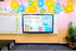 Carson Dellosa 3D Flower Bulletin Board Decorations, Blue, Purple, Green Paper Flowers for Wall Parties Classroom