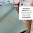 DUNCAN & STONE PAPER CO. Travel Journal for Women, Men, Sage Green, 110 Pages, Adventure Journal