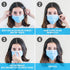 Disposable Face Masks 50 Count 3-Ply SereneLife Disposable Kids Face Masks | Breathable Layers | Non-Woven Fabric |