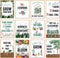 Carson Dellosa Grow Together 12pc Motivational Poster Set 8.5" x 11" Nature Decor for Classroom Wall