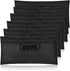 LEIFIDE 6 Pcs Money Bag with Lock and Zipper 11 x 5.5
