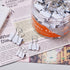 Binder Clips Set, Assorted Sizes, White for Office and Home Use - Pack of 100