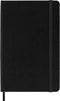 Moleskine Classic Notebook, Hard Cover, Medium (4.5" x 7"), Plain/Blank, Black, 208 Pages