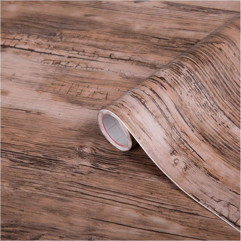 d-c-fix Rustic Wood Grain Peel and Stick Contact Paper, Waterproof Self-Adhesive Vinyl for Kitchen, Cabinets, 17.7" x