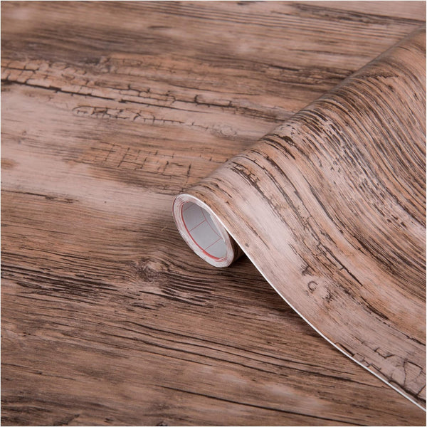 d-c-fix Rustic Wood Grain Peel and Stick Contact Paper, Waterproof Self-Adhesive Vinyl for Kitchen, Cabinets, 17.7" x