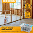 50 Pack Smart Shield Nail Guard for Wire Cable Protection,Smartshield Wire Protector,Nail Guard for Electrical Wiring